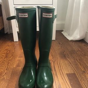 Tall Green Hunter Boots
